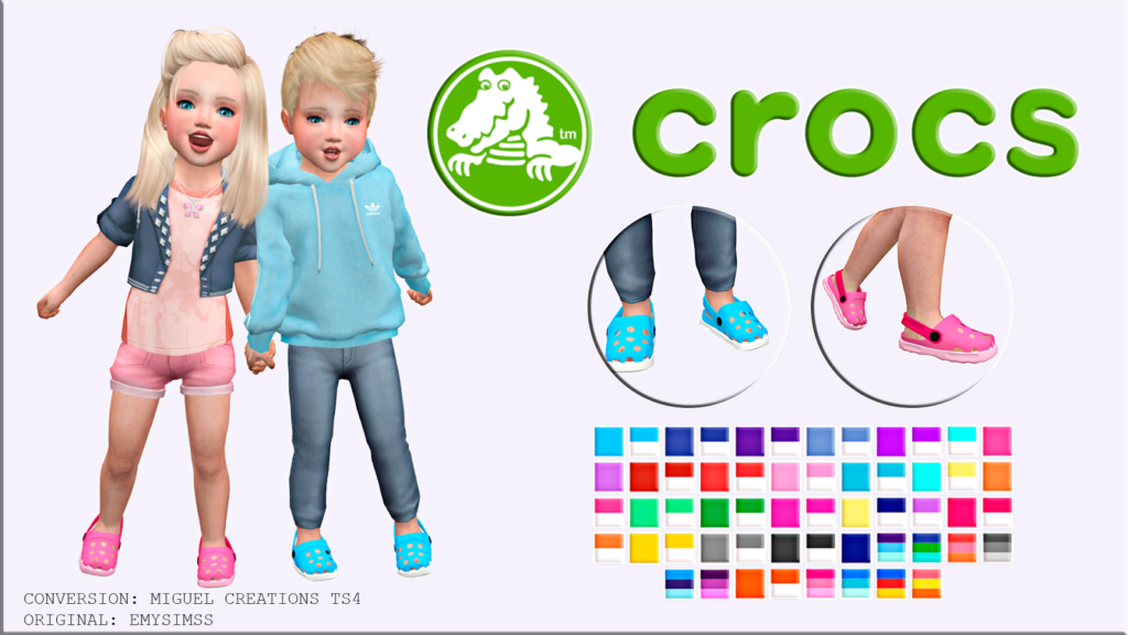 Crocs para niños pequeños