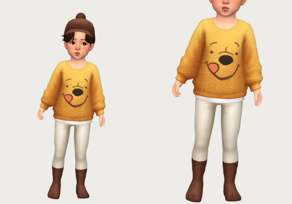 suéter de Winnie the Pooh