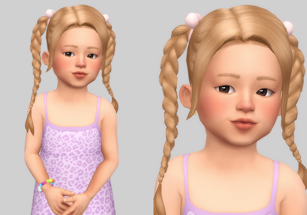 SIMS 4 PEINADOS CC PARA NIÑOS