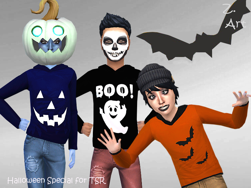 Camisetas de Halloween de Sims 4 CC