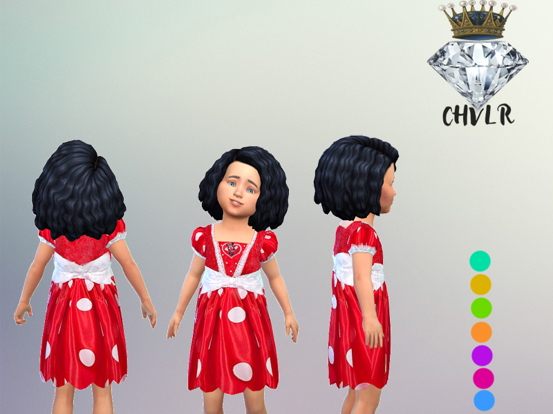 sims 4 cc minnie mouse niño pequeño