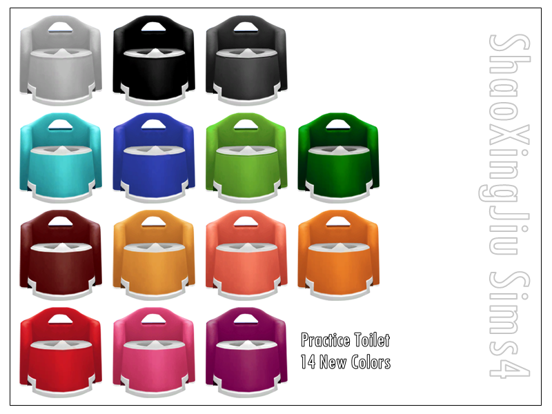 varios orinales de colores