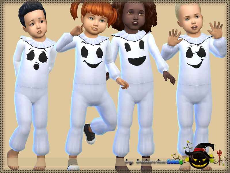 contenido personalizado de disfraces de Sims 4 para niños pequeños