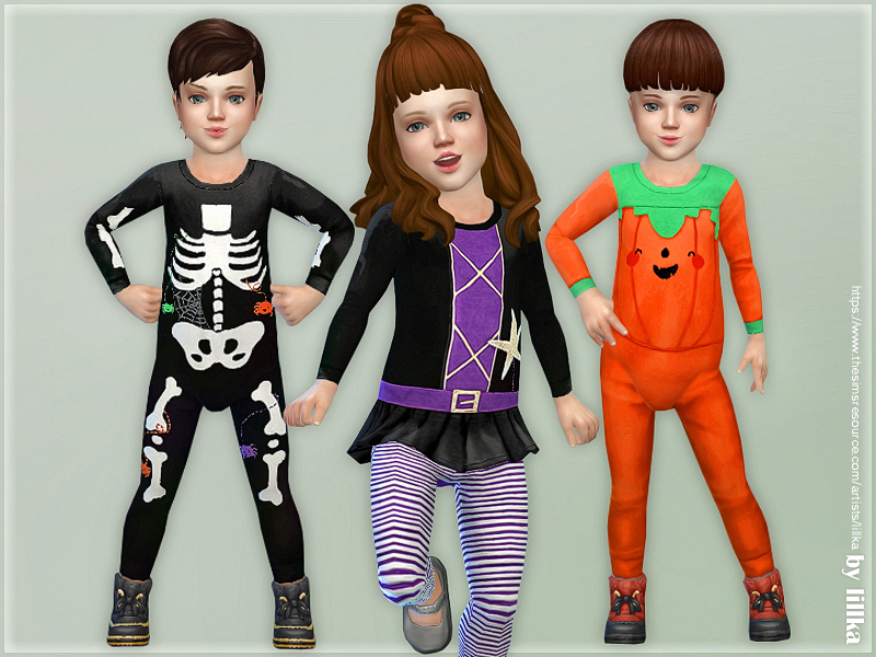 disfraces de niño pequeño sims 4 cc