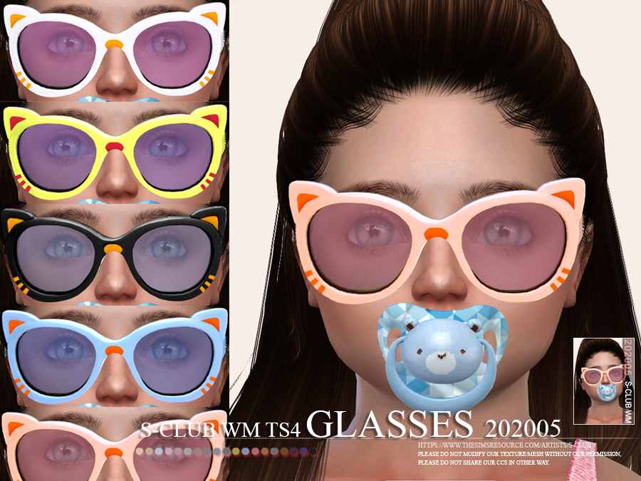 gafas de gato para niños pequeños