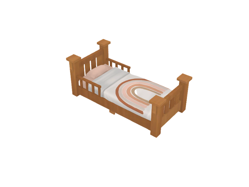 cc de camas de bebé en Los Sims 4