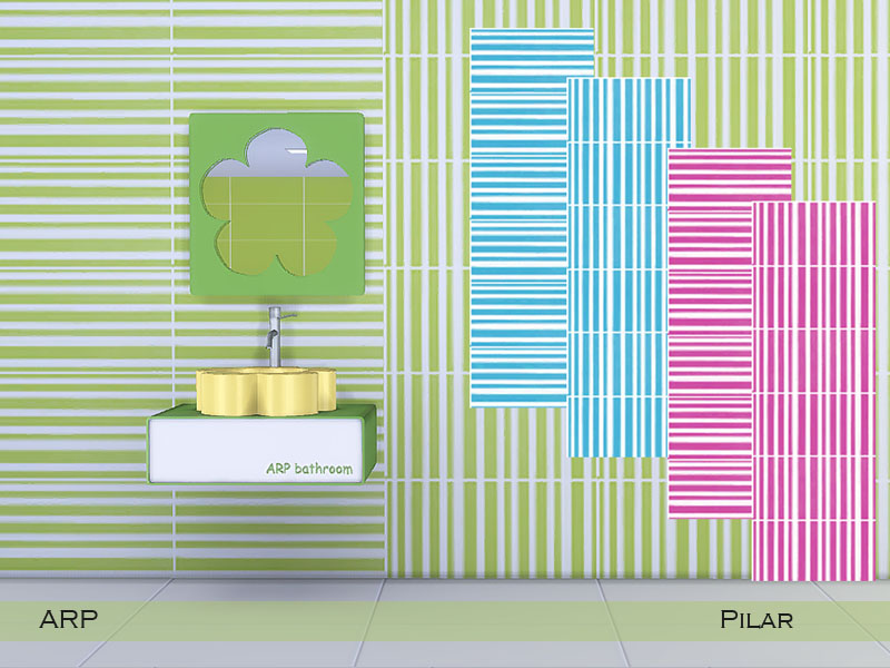 Una habitación con papel pintado a rayas en verde salvaje y blanco, con opciones en rosa y azul también.