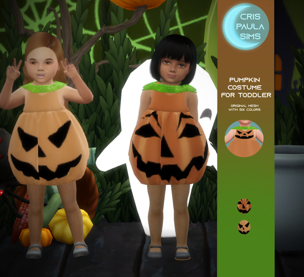 DOS NIÑOS PEQUEÑOS CON DISFRACES DE CALABAZA CC