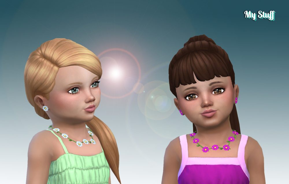 SIMS 4 TODDLER EARRING CC