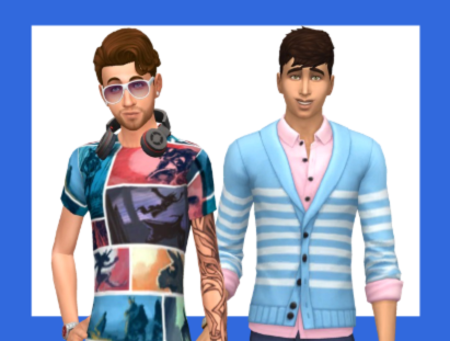 Una imagen del hogar de los bro que viven en Windenburg en The Sims 4.