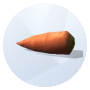 Imagen de zanahorias de Los Sims 4 para jardinería