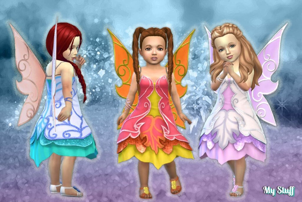 disfraz de hada sims 4
