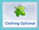 la imagen del rasgo de terreno de la desnudez opcional del juego Sims 4
