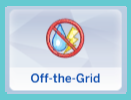la imagen del rasgo de lote sin conexión de Los Sims 4