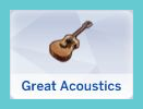 la imagen del rasgo de lote de acústica perfecta del juego base de Los Sims 4