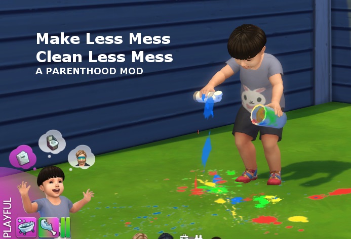 los bebés en los sims 4 hacen menos desorden con este mod