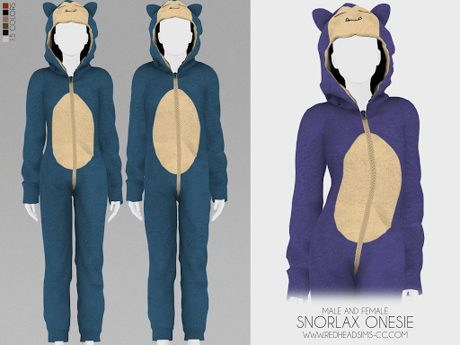 un onesie inspirado en Pokémon Snorlax