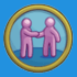 el icono de la insignia de sociabilidad para el escultismo en Los Sims 4 Estaciones 