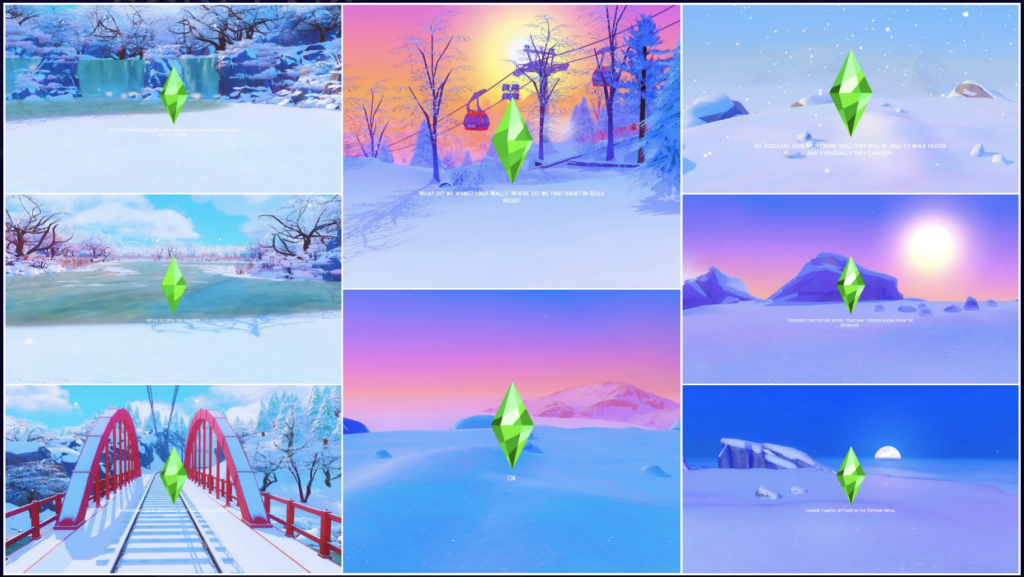 pantallas de carga de snowy escape