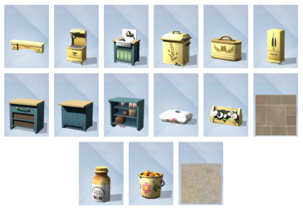 The Sims 4: Country Kitchen Kit Overview