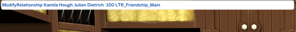 disminuir las relaciones entre dos sims con trucos de relaciones