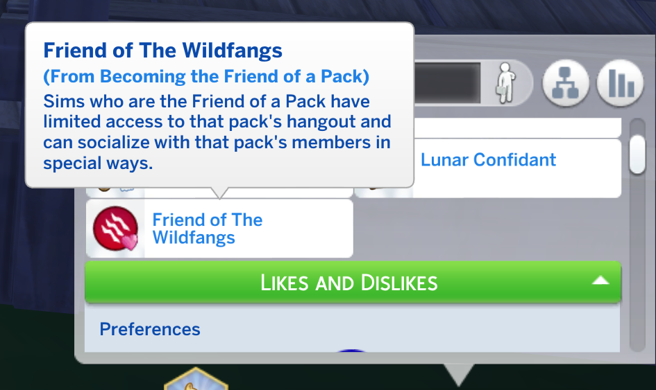 rasgo amigo de los Wildfangs
