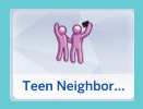la imagen del rasgo de lote de la adolescencia en el juego Los Sims 4