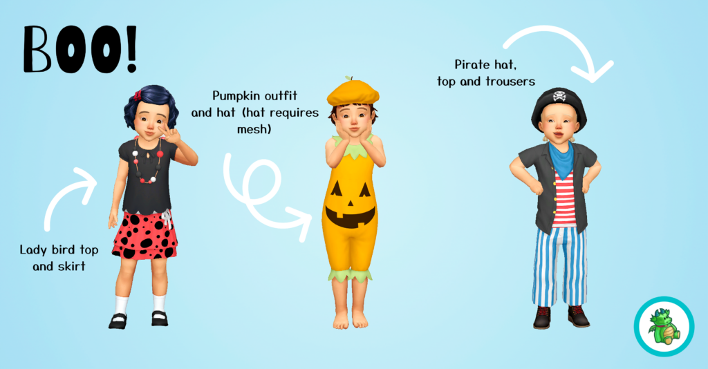 disfraces de Halloween para niños pequeños