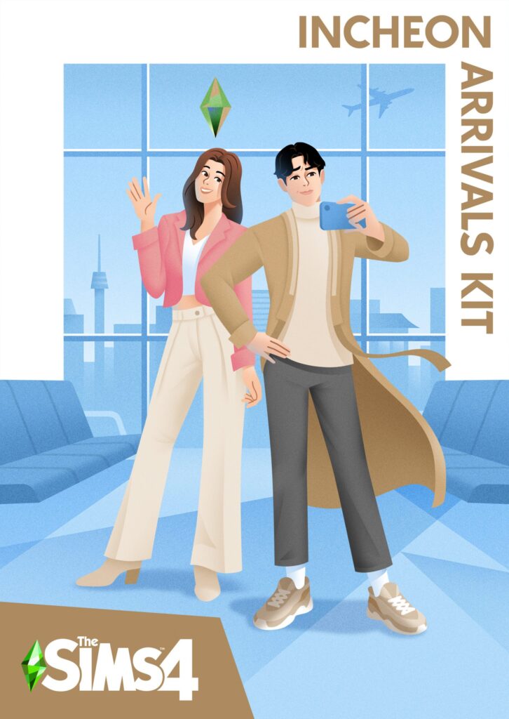 The Sims 4: Descripción del kit de llegadas a Incheon