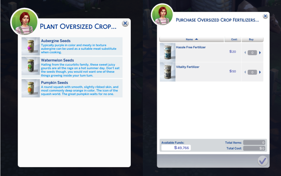The Sims 4: Country Caretaker Aspiration