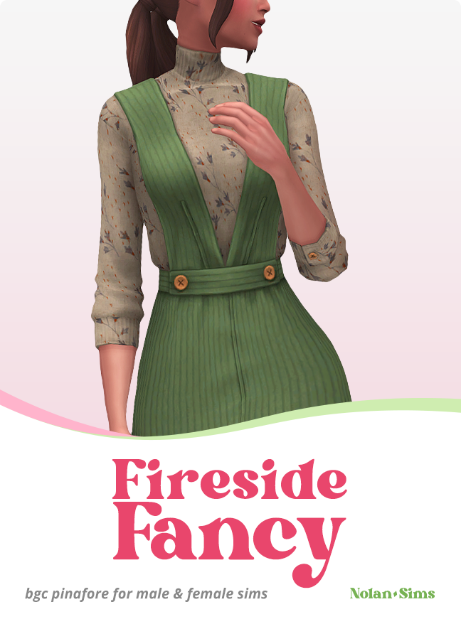 un vestido Fireside Fancy