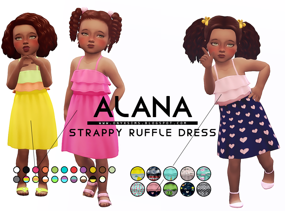 vestido alana de tirantes para niñas