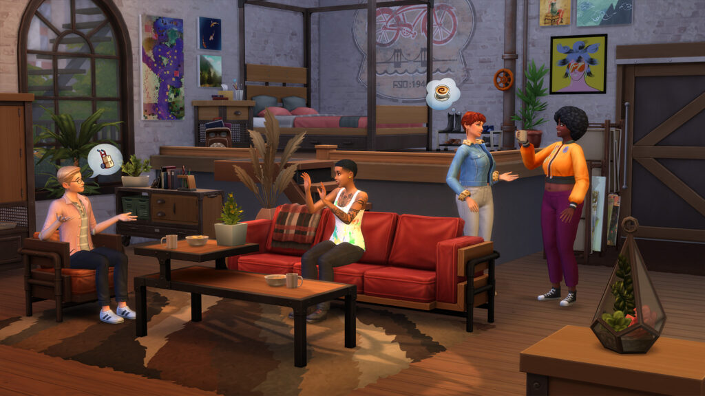 The Sims 4: Industrial Loft Kit Overview