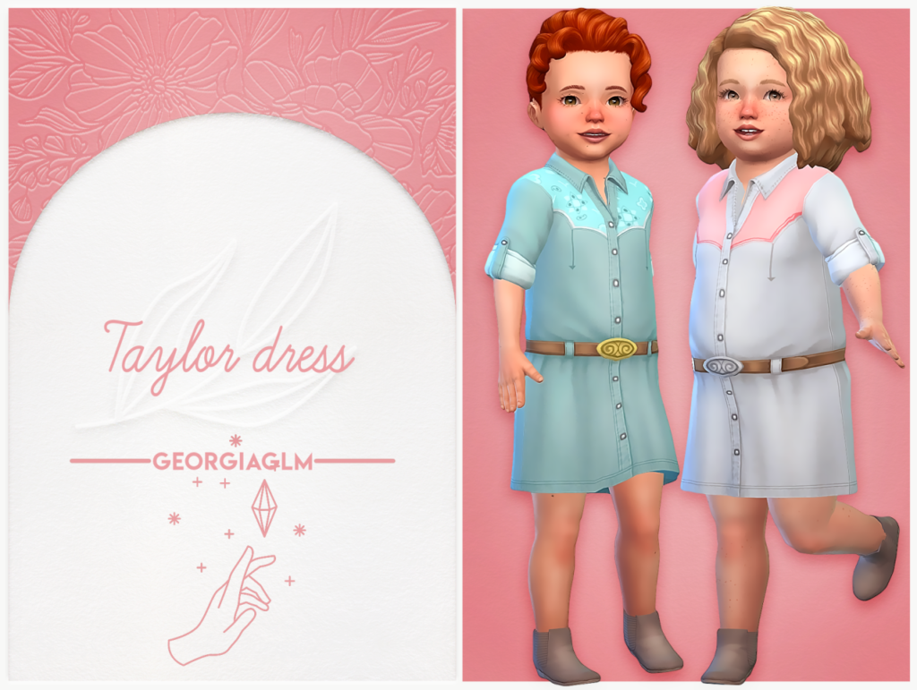conjuntos de cc para niños pequeños de Sims 4