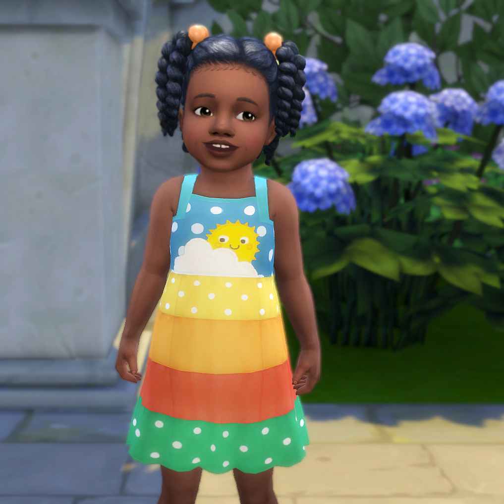 vestido lindo para niños pequeños