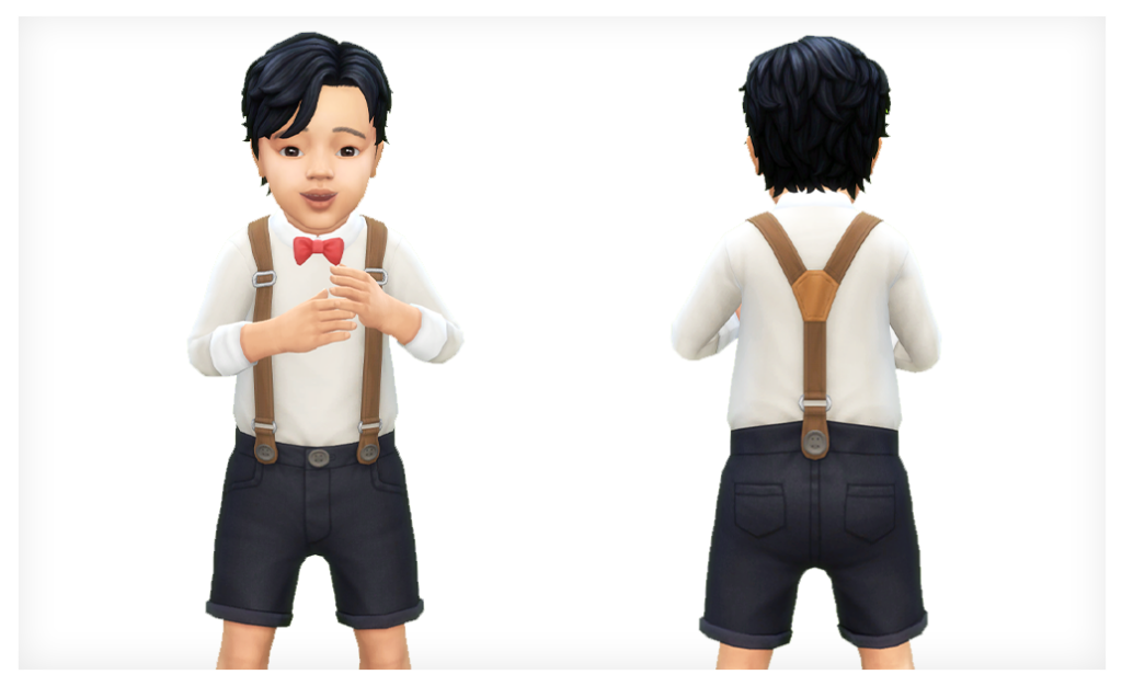 conjuntos de CC de Sims 4 para niños pequeños