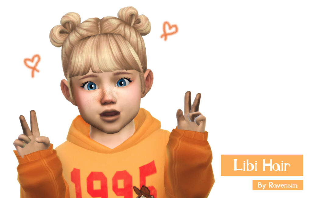 SIMS 4 PELO CC PARA NIÑOS