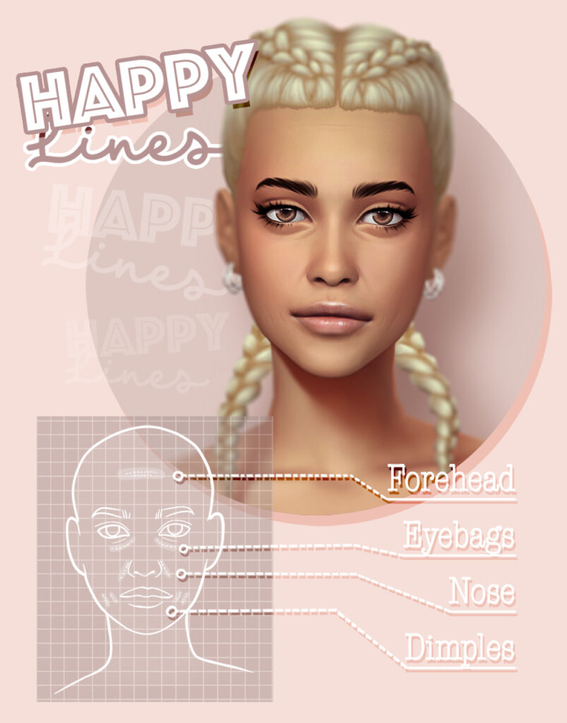 detalles de piel de sims 4