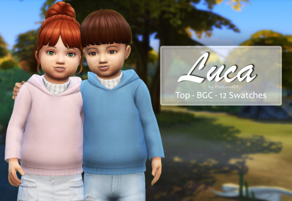 suéter Luca para sims
