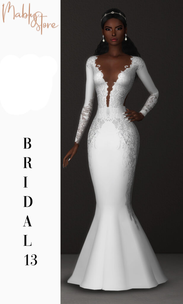 vestido de novia cc sims 4