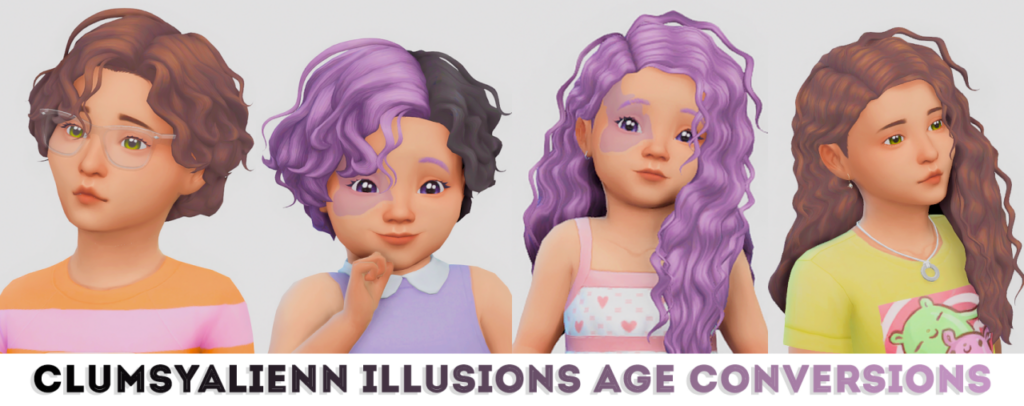 conversiones de edad de ilusiones para cabello rizado de dos tonos