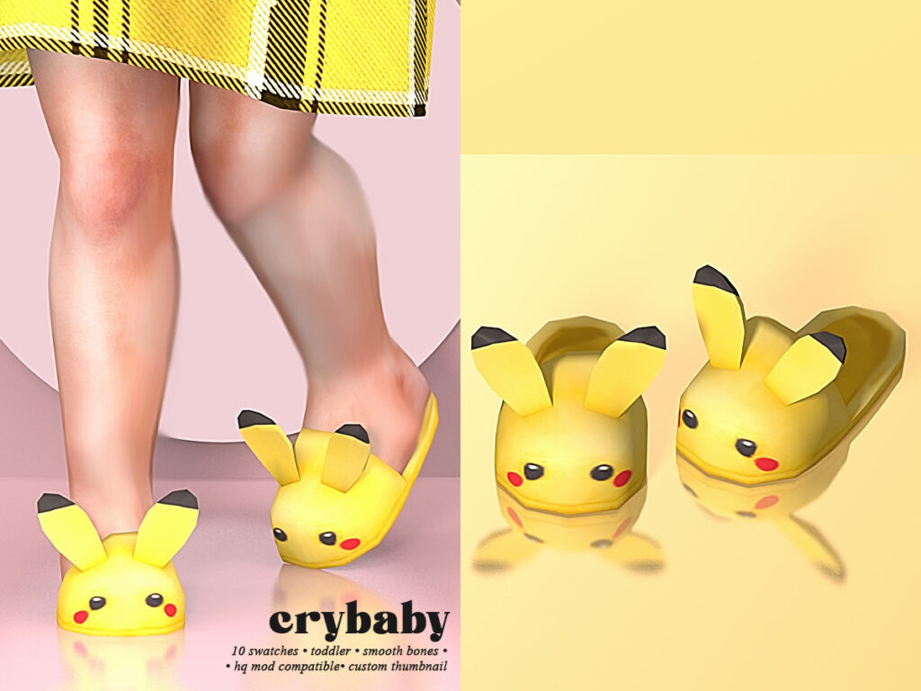 Zapatos para niños de CC de Los Sims 4