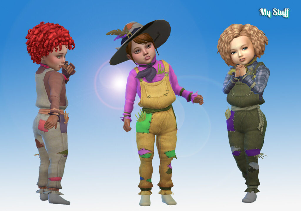 DISFRACES DE ESPANTAPÁJAROS DE LOS SIMS 4