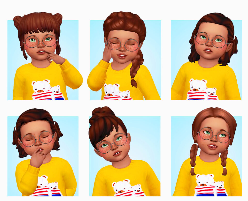 TODDLER CC HAIR DUMP