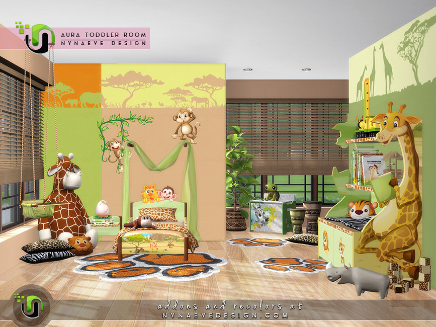 conjunto de habitación de niños no neutral