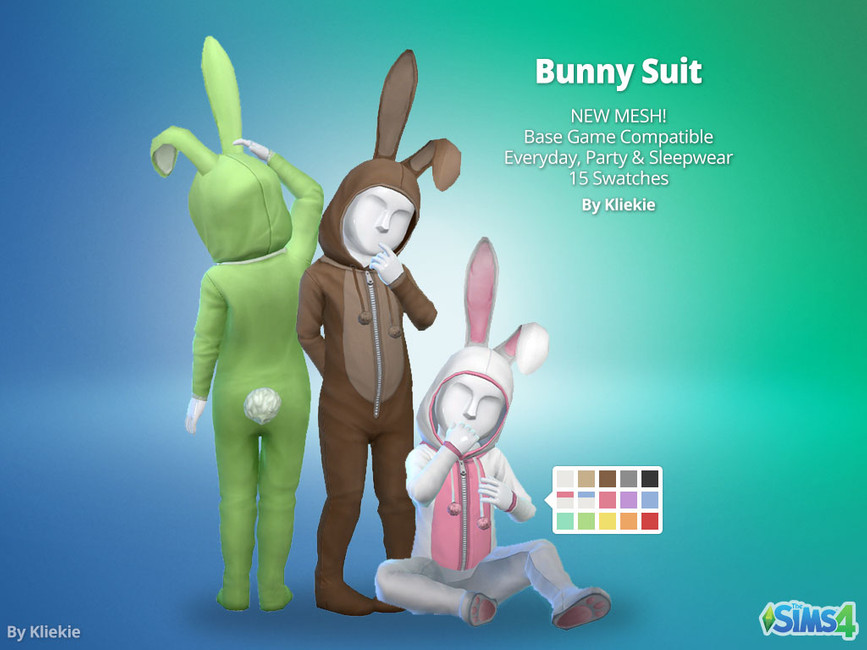 COSTUME DE CONEJITO DE LOS SIMS 4