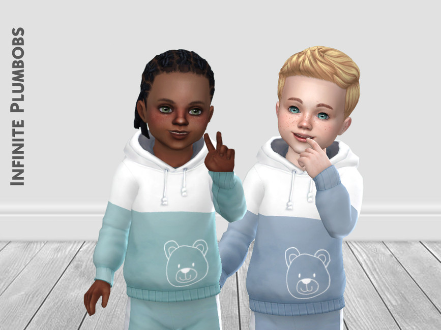 sudadera de oso de peluche para niños sims 4 cc sweaters para niños pequeños