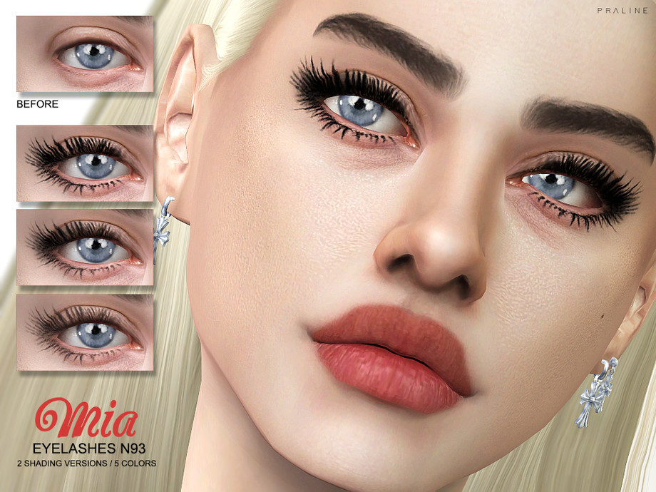 pestañas mia en los sims 4
