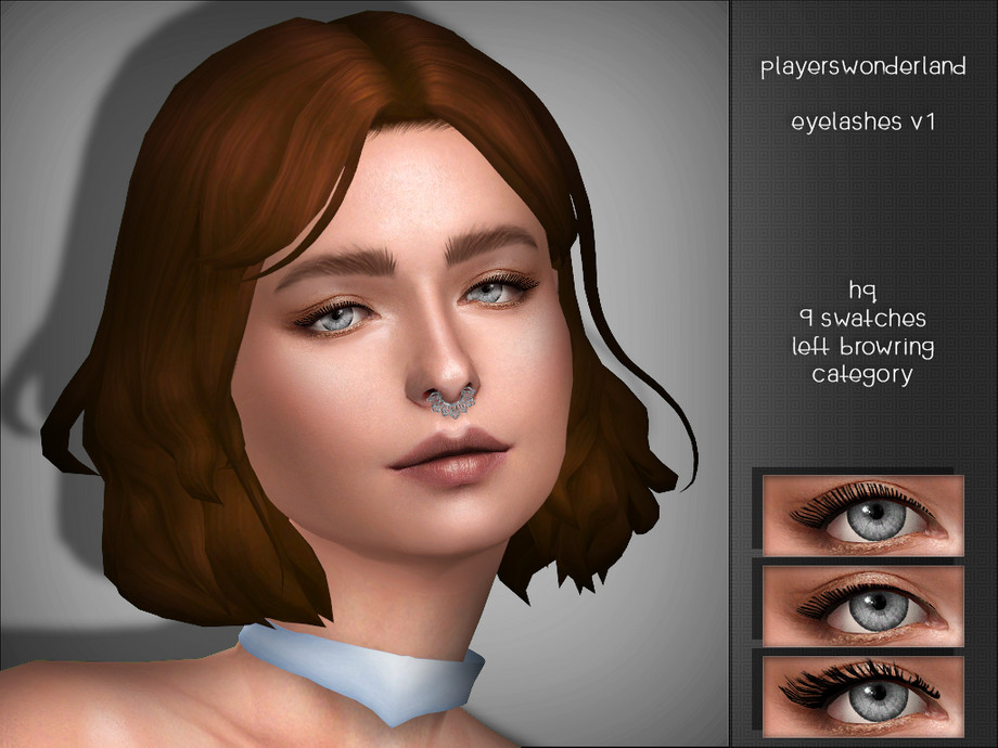 pestañas cc sims 4